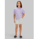 t-shirt fille  calvin klein g ck logo boxy t-shirt ss