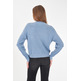 sweat-shirt femme  yes zee maglia donna lupetto cropped