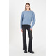 sweat-shirt femme  yes zee maglia donna lupetto cropped