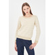 sweat-shirt femme  yes zee maglia donna jaquard, girocoll