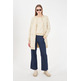 sweat-shirt femme  yes zee maglia donna jaquard, girocoll