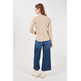 sweat-shirt femme  yes zee maglia donna dolcevita