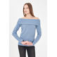 sweat-shirt femme  yes zee maglia donna collo ad anello