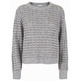 sweat-shirt femme  yes zee maglia donna girocollo, relaxe