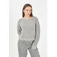 sweat-shirt femme  yes zee maglia donna girocollo, relaxe