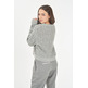 sweat-shirt femme  yes zee maglia donna girocollo, relaxe