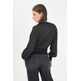 sweat-shirt femme yes zee maglia donna cardigan corto