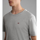 t-shirt homme napapijri salis c ss 1 med grey mel