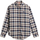 chemise homme  napapijri g-trekking check ecru d5c