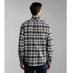 chemise homme  napapijri g-trekking check ecru d5c