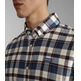 chemise homme  napapijri g-trekking check ecru d5c