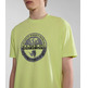 t-shirt homme  napapijri s-bollo ss 1 yellow sunny