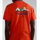 t-shirt homme  napapijri s-tahi orange spicy