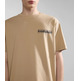 t-shirt homme  napapijri s-kotcho beige cornstalk