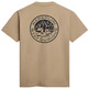 t-shirt homme  napapijri s-kotcho beige cornstalk