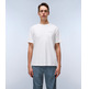 t-shirt homme napapijri s-vanni ss 206 white heron