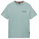 t-shirt homme napapijri s-vanni ss g1x green mil g1x