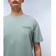 t-shirt homme napapijri s-vanni ss g1x green mil g1x