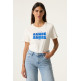 t-shirt femme  garcia jeans ladies t-shirt ss