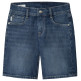 le short garçon  pepe jeans straight short cashed