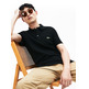 pôle slim fit en petit piqué uni homme lacoste