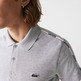 pôle en coton chiné avec bandes siglées homme lacoste