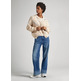 jeans femme pepe jeans loose st jeans uhw fade