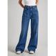 jeans femme pepe jeans wide leg jeans uhw utility