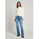 jeans femme pepe jeans flare jeans lw embro