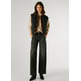 jeans femme pepe jeans wide leg hw archive blk