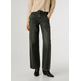 jeans femme pepe jeans wide leg hw archive blk