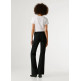 jeans femme  pepe jeans flare hw willa blk