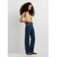 jeans femme  pepe jeans eden hw straight dark stonewas