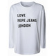 t-shirt femme  pepe jeans blanche