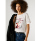 t-shirt femme  pepe jeans brina