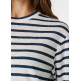 t-shirt femme  pepe jeans marlen striped