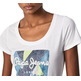 t-shirt femme logo desgastado pepe jeans dafne