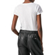 t-shirt femme logo desgastado pepe jeans dafne