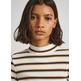 t-shirt femme pepe jeans cher stripes