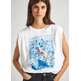 t-shirt femme  pepe jeans laenor