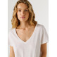 t-shirt femme  pepe jeans megan v-neck