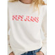 sweat-shirt femme  pepe jeans celeste