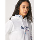 sweat-shirt femme pepe jeans calista hoodie