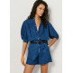 le short femme  pepe jeans relaxed short hw utility