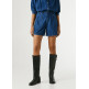 le short femme  pepe jeans relaxed short hw utility