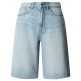 le short femme  pepe jeans relaxed bermuda uhw lexa