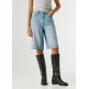 le short femme  pepe jeans relaxed bermuda uhw lexa