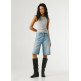 le short femme  pepe jeans relaxed bermuda uhw lexa