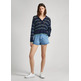 le short femme  pepe jeans a-line short uhw sky