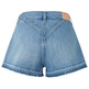 le short femme pepe jeans a-line short uhw sky